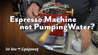 Espresso Machine NOT Pumping Water [upl. by Ayt899]