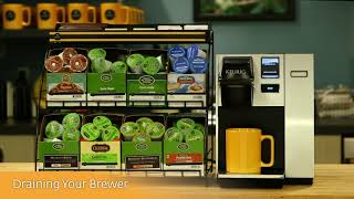 Keurig® K150 Brewer Cleaning Instructions [upl. by Nosylla363]