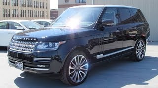 2014 Range Rover Supercharged Autobiography Start Up Exhaust and In Depth Review [upl. by Nerek]