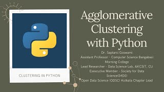 Agglomerative Clustering with Python [upl. by Nylatsirk]