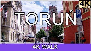 Toruń Old Town  Poland walking in Toruń 4K [upl. by Fiel]