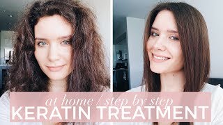 HOW TO Brazilian Blowout  Keratin Treatment At Home  Step by Step Tips [upl. by Kare]